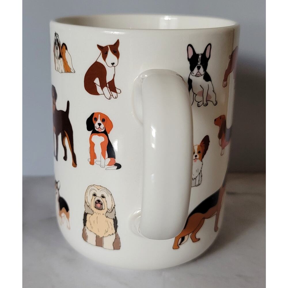 Adorable Woof Various Breeds of Dogs Coffee Mug by Mainstays for Dog Lover - Picture 4 of 7
